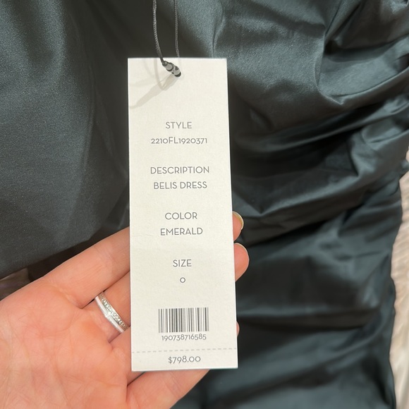 NWT Veronica Beard Belis Dress in Emerald Green size 0 - Picture 3 of 7